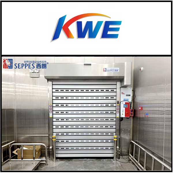 近铁国际物流安装西朗品牌硬质快速门