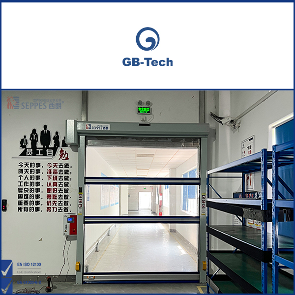 聚邦电器安装西朗品牌透明快速门