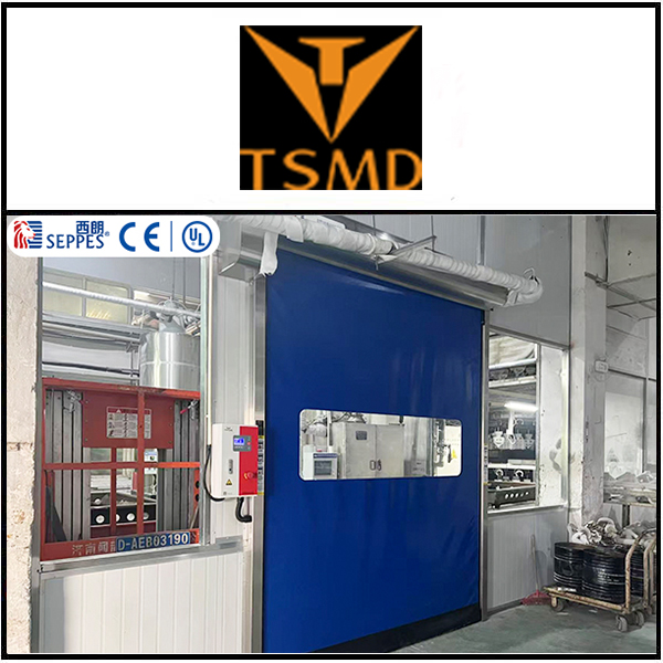 三门通顺铆钉安装西朗品牌拉链快速门