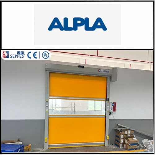 阿普拉（江苏）塑料制品安装西朗品牌快速门