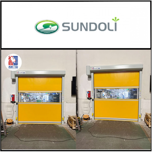 重庆顺多利机车安装西朗品牌快速门