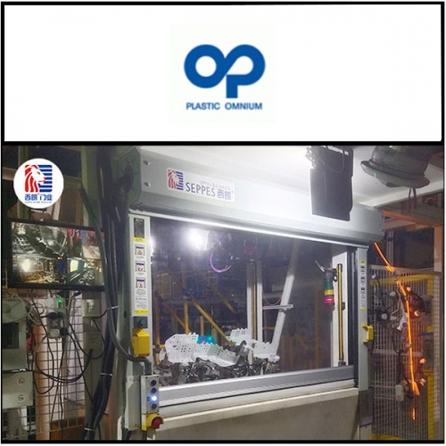 宁波彼欧英瑞杰汽车系统安装西朗品牌防护快速门