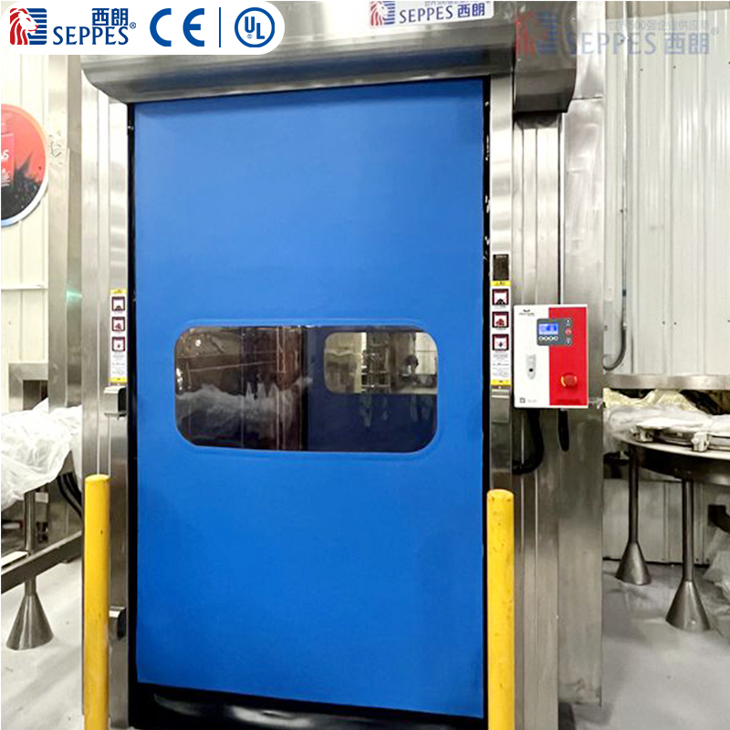 拉链结构+自动复位，这款不怕撞的快速门，稳定运行10年！