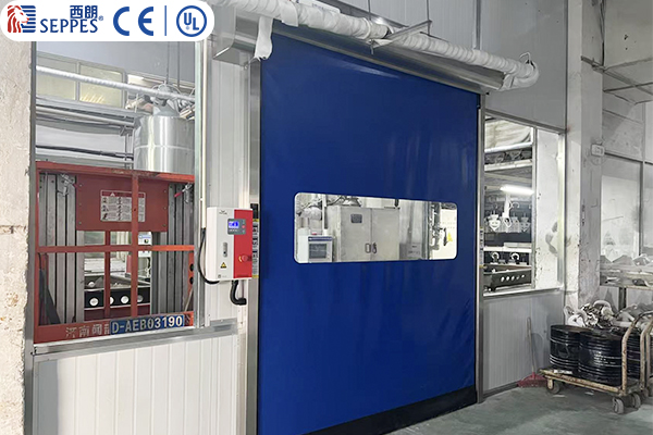 三门通顺铆钉安装西朗品牌拉链快速门 三门通顺铆钉安装西朗品牌拉链快速门