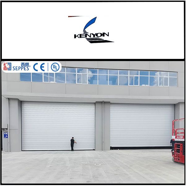 坚永科技安装西朗品牌硬质快速门