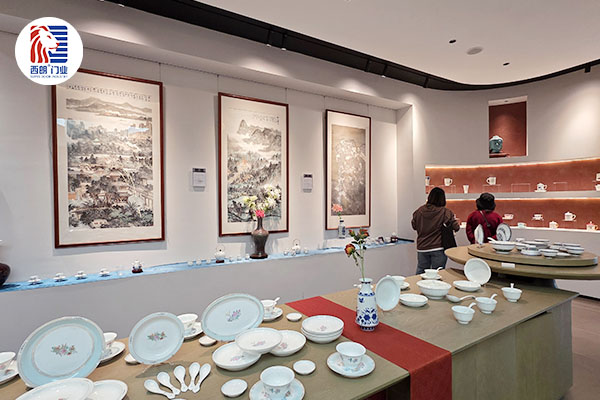 此次活动现场贤福轩陶瓷艺术馆展厅