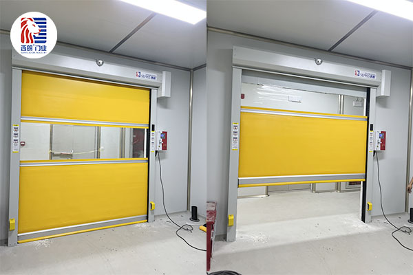 江苏包舍食品安装西朗品牌快速门