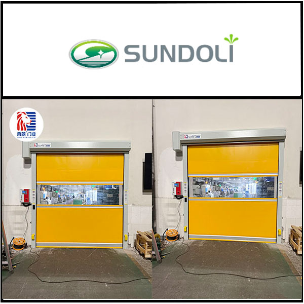 重庆顺多利机车安装西朗品牌快速门