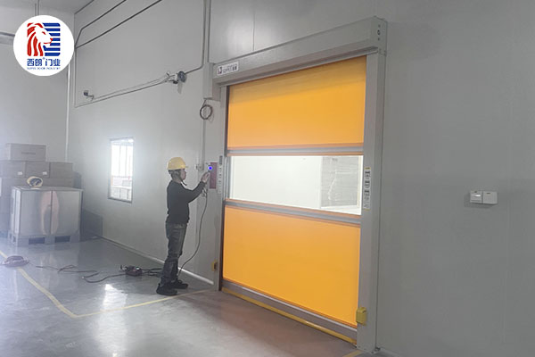 上海良友海狮油脂实业安装西朗品牌快速门