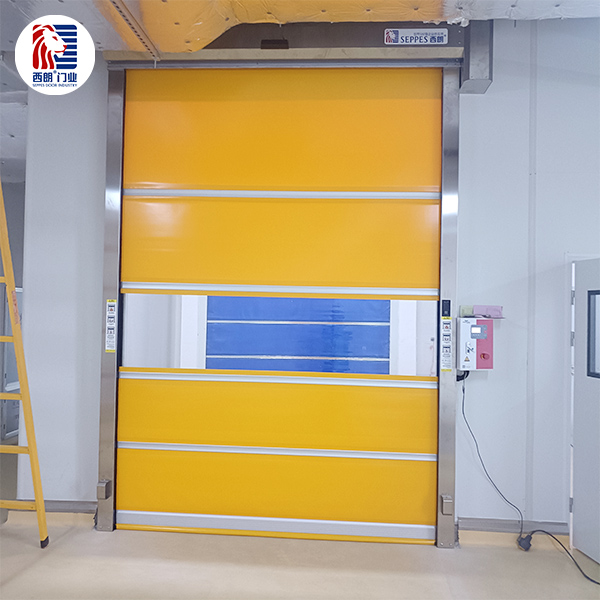 卡士乳业（深圳）安装西朗品牌拉链快速门